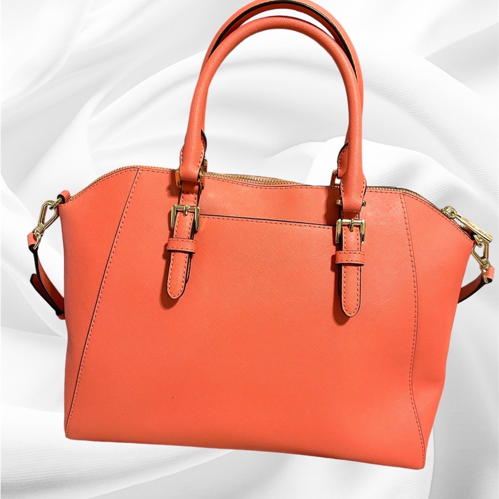 Michael kors pourse jet set travel pink grapefruit new - Picture 3 of 4